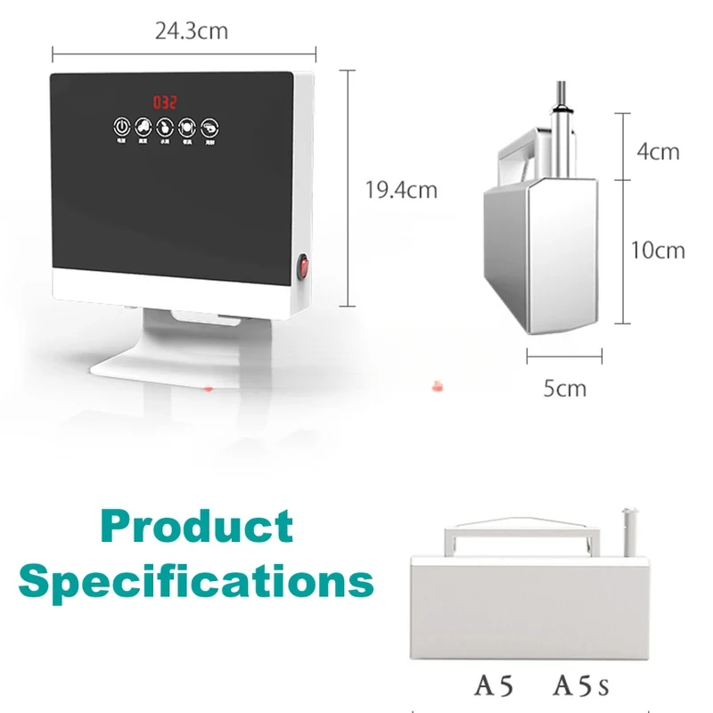 

Household Portable Sink Small -Standing Installation-Kitchen 110V/220V Automatic Ultrasonic Wash Dishwasher