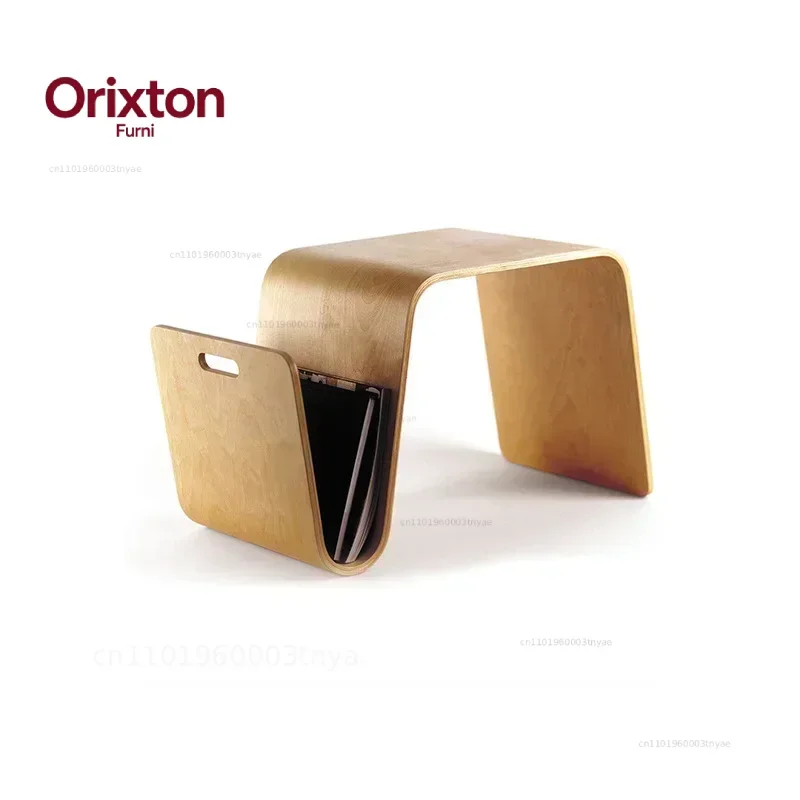 Minimalist Nordic Coffee Table Chic Solid Wood Centerpiece Ideal for Living Rooms and Balcony Corners Simple and Elegant