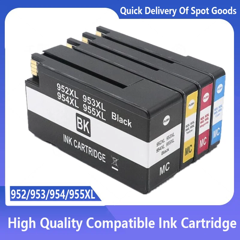 cartucho de tinta de substituicao para hp officejet pro 952xl 953xl 954xl 955xl 7720 7730 7740 8210 8218 8710 8720 8725 8730 8740 01