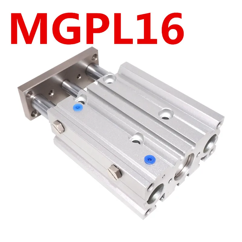 

Compact guide cylinder Thin Three axis air pneumatic cylinder with guide rod MGPM bore 16 mm stroke 10-150mm MGPL16