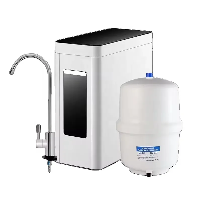 Hikins Electric Under-Sink Reverse Osmosis 100 GPD 5-Stage Water Purifier Self-Cleaning Filter System for Hotel Household Use