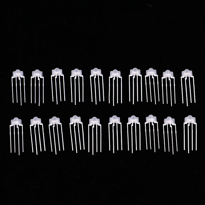 20pcs Mechanical Keyboard Light RBG LED 4pin RBG Lamp Full-color Forkailh/OTM/Gateron/Greetech Switch For Keycool/Keyboard