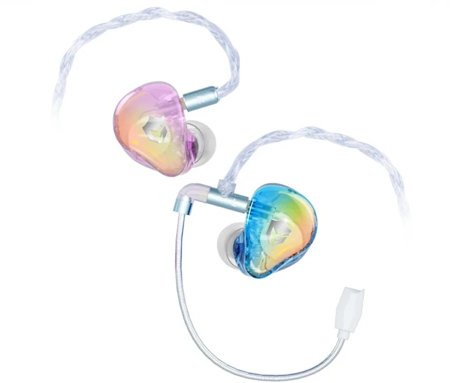 

EPZ G30 Wired Earphones HIFI Music IEM In Ear Headphones Gaming Headset Type-C 1.7MM/3.5MM ENC Noise Cancelling Custom Tuning