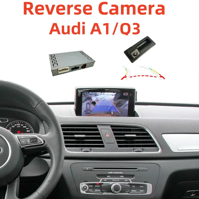 

Reverse Camera For Audi Q3 A1 2012-2018 Plug and Play No Need Any Programing With Dynamic Parking Guide Lines Backup Rear Cam