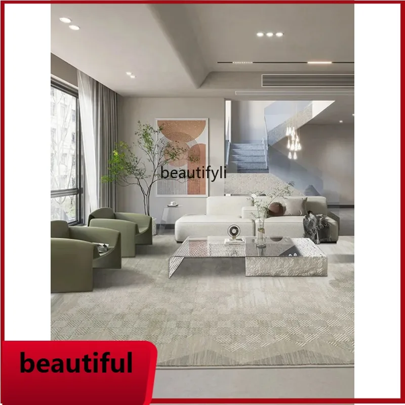 

F132 Modern simple carpet living room coffee table blanket floor mat premium bedroom room bedside blanket high-end Nordic thic