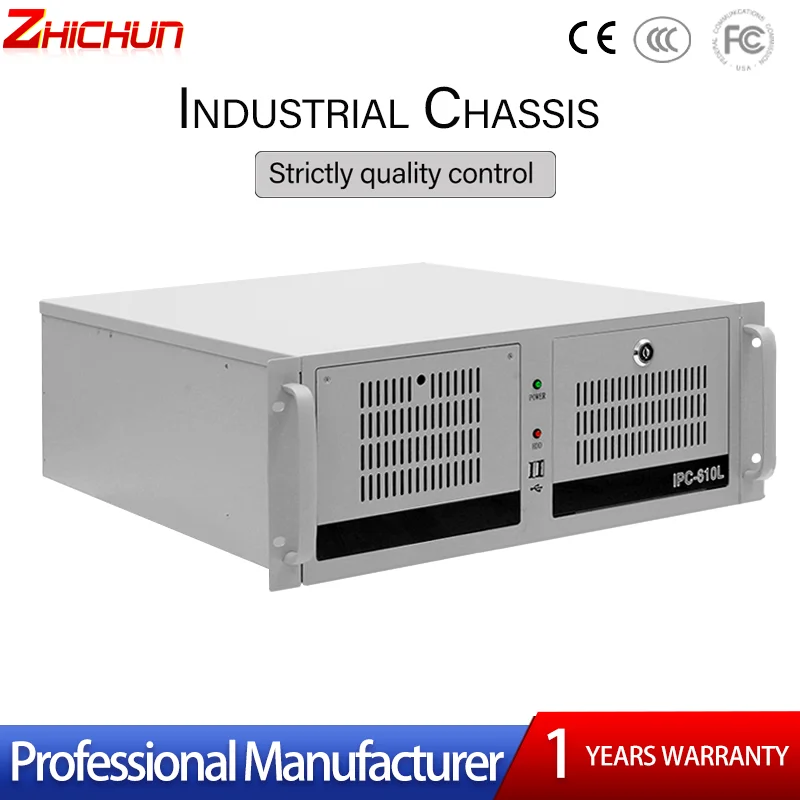 

ZHICHUN chassis computer 610 Industrial Control PC Long Cycle Motherboard 4U rackmount server chassis