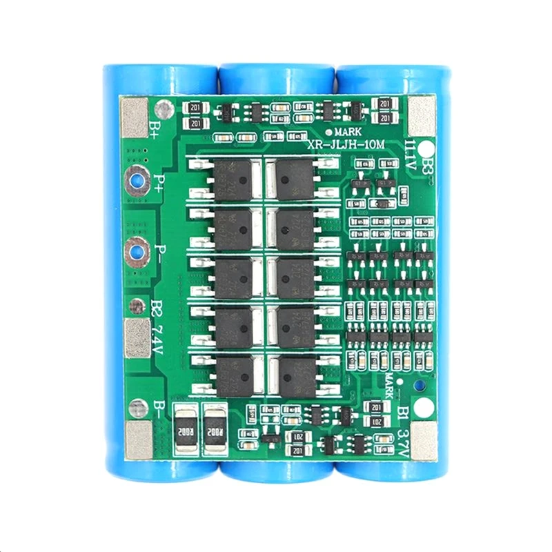 AU05 -4S 14.8V 40A Lithium Battery Protection Board 18650 Battery Charge Board Equalizer Power Tool Battery Protection Board