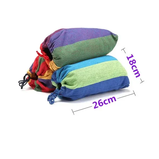 

Thickened Green Canvas Hammock with Solid Wood Sticks and Canvas Tassel for Outdoor Usepromote sales