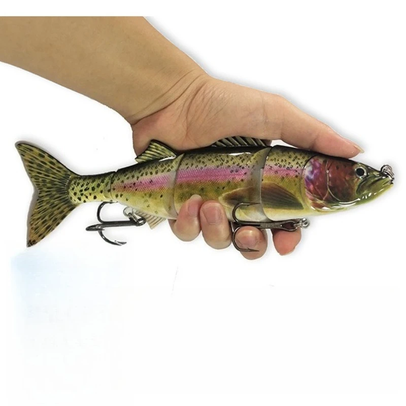 

138g Large Size Fishing Lure Swimming Bait 4 Jointed Floating/Sinking Giant Hard Bait Section Lure for Big Bait Bass Pike Lure