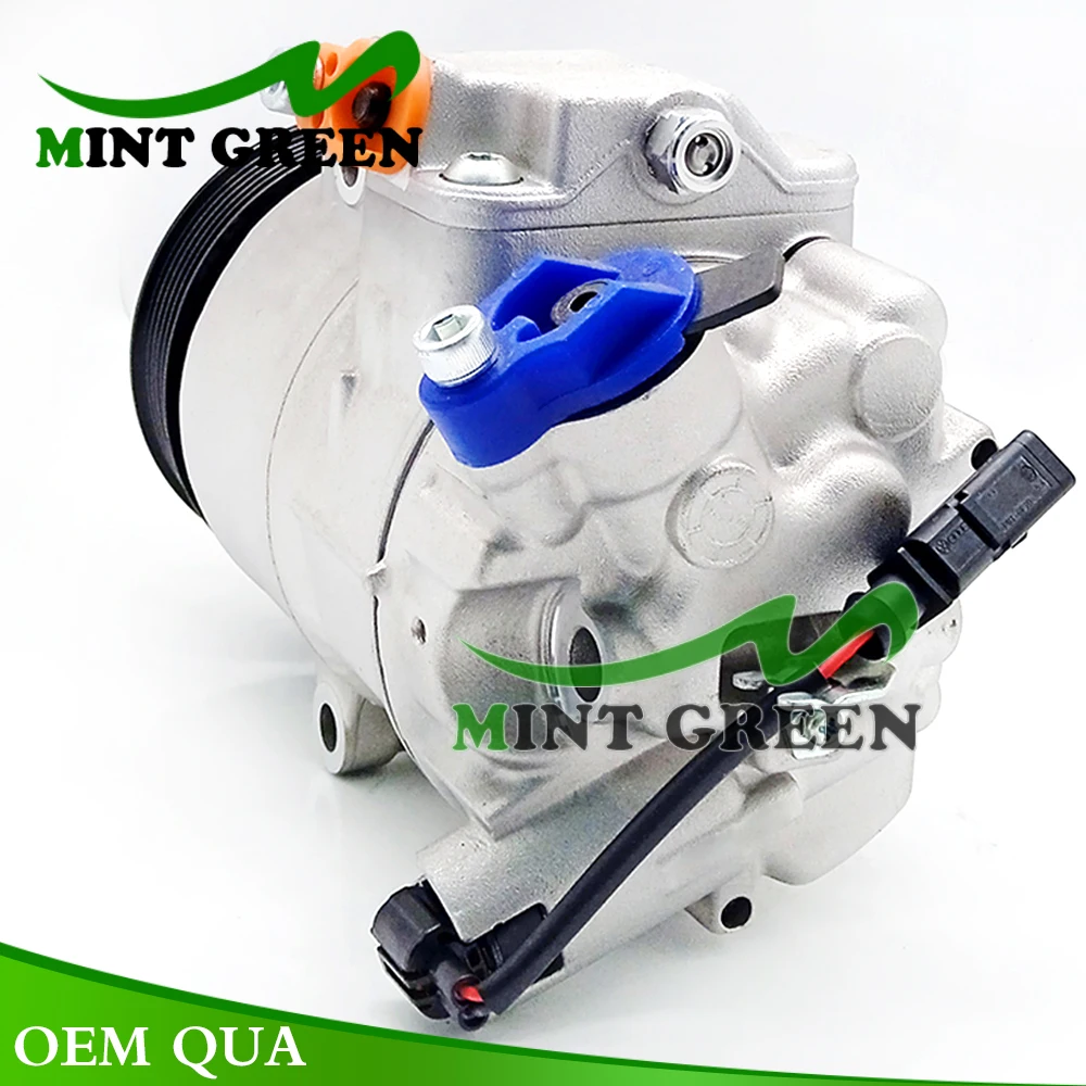 AIR CON AC COMPRESSOR PUMP FOR AUDI A2 SEAT IBIZA SKODA FABIA VW POLO MK4 BORA 4471904320, 4471904360, 6Q0820803D, 6Q0820803G