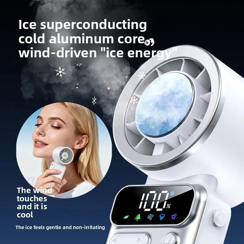 2026 Small Portable Cool Fan, Handheld & Neck Wear Design Suitable for Dormitory Use