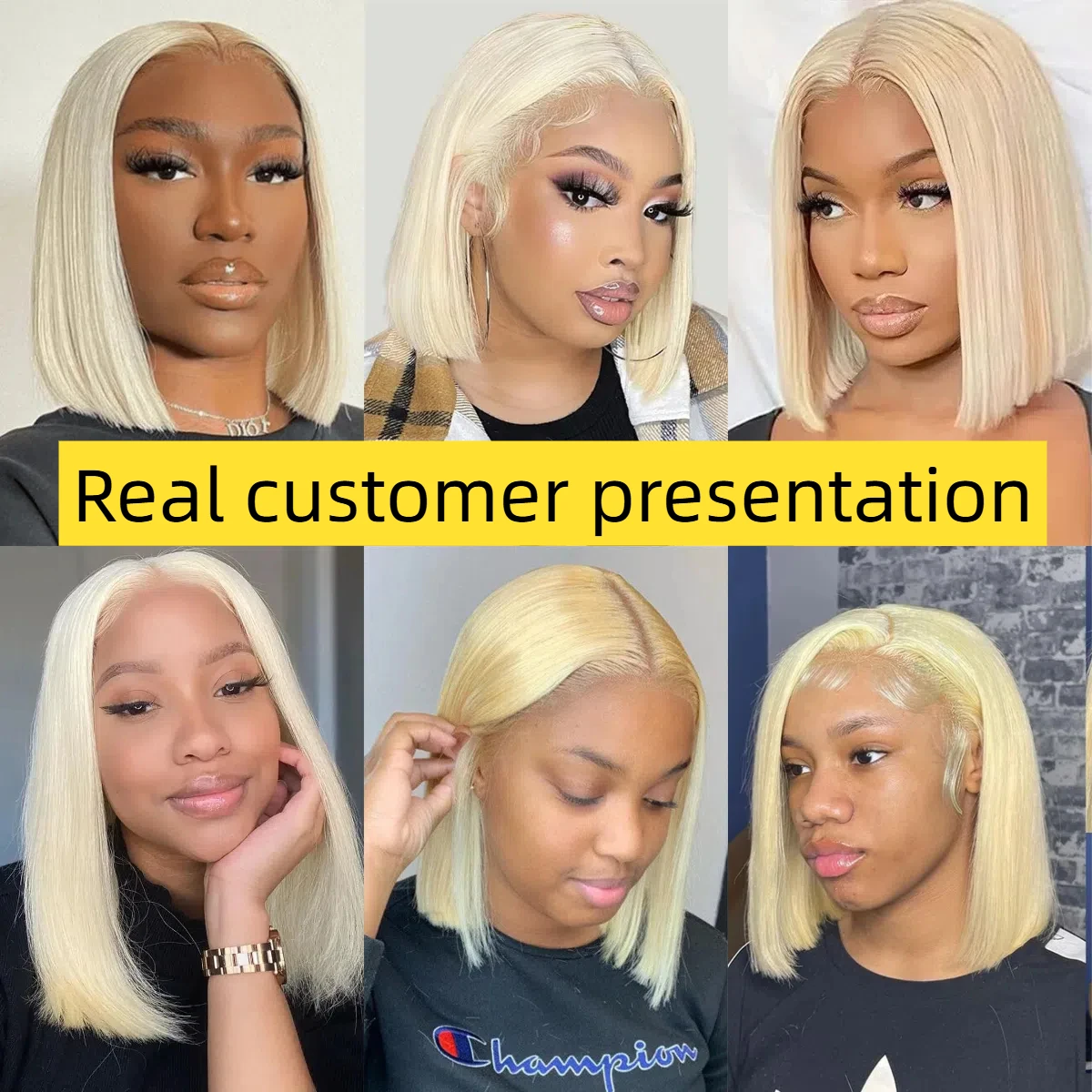 12 بوصة 613 شقراء بوب شعر مستعار 13x4 الدانتيل الشفاف الجبهة قصيرة مستقيم بوب خصلات الشعر المستعار الإنسان 200% الكثافة الشعر البشري