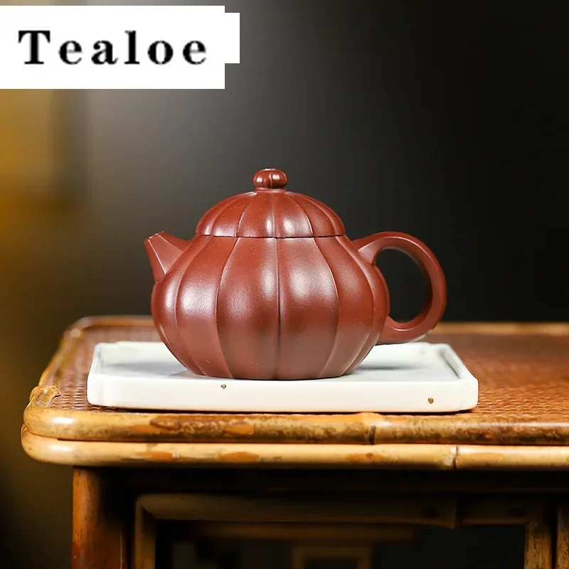 260ml Chinese Yixing Teapot Purple Clay Filter Wendan Teapots Beauty Kettle Raw Ore Dicaoqing Clay Handmade Tea Set Authentic