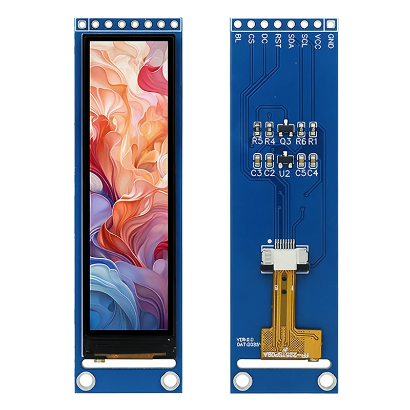 2.25 Inch TFT LCD Module 76×284 ST7789 Driver SPI Interface Full View Color Screen For Arduino Raspberry Pi DIY