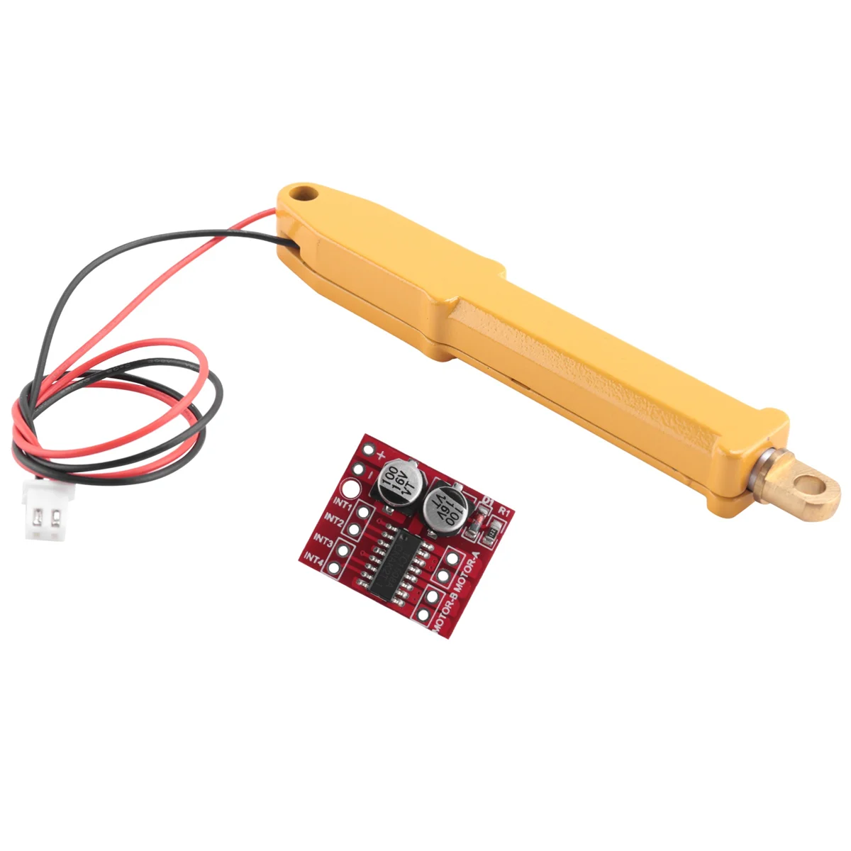 N20 Elektrische Volledig Metalen Duwstang Duwstang voor Rc Graafmachine Dump Truck Metalen Cilinder met Motor Drive Board -12V