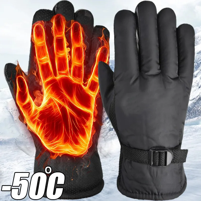 Winter Men Women Gloves TouchScreen Waterproof Windproof Gloves Outdoor Sports Warm Cycling Snow Ski Gloves Full Finger Non-slip