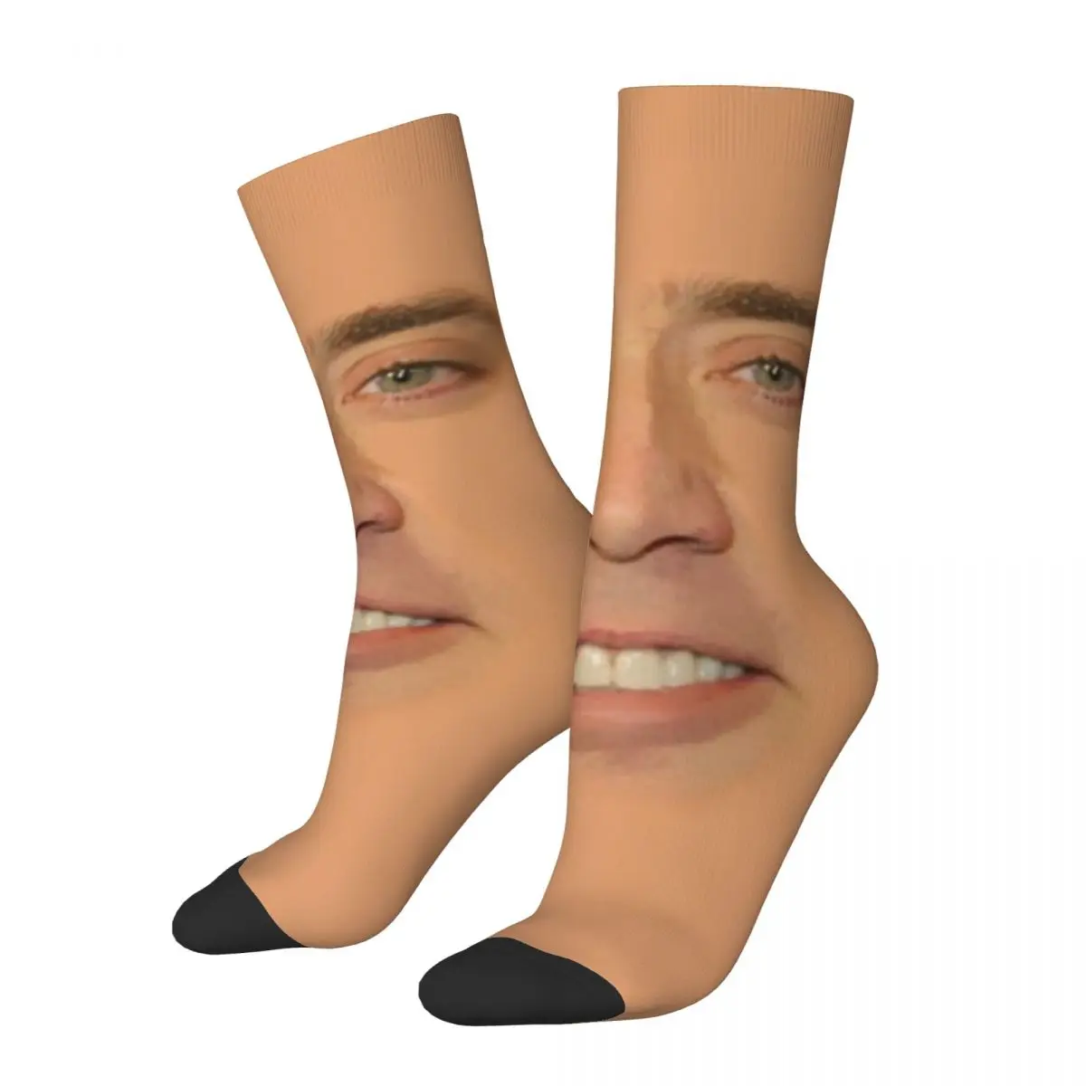 

Nicolas Cage face Unisex Socks Running 3D Print Happy Socks Street Style Crazy Sock