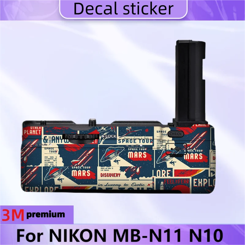 

MB-N11 Decal Skin Vinyl Wrap Film Battery Grip Body Protective Sticker Protector Coat For Nikon Z6II Z7II Z6 Z7 II Handle MBN11