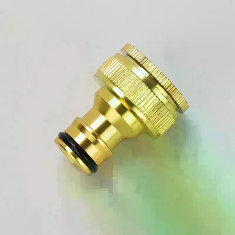 Brass Faucet Tap Connector Mixer Hose Adaptor Quick Connecter 1/2 To 3/4 Copper Hose Coupling Garden Watering Fittings Tool