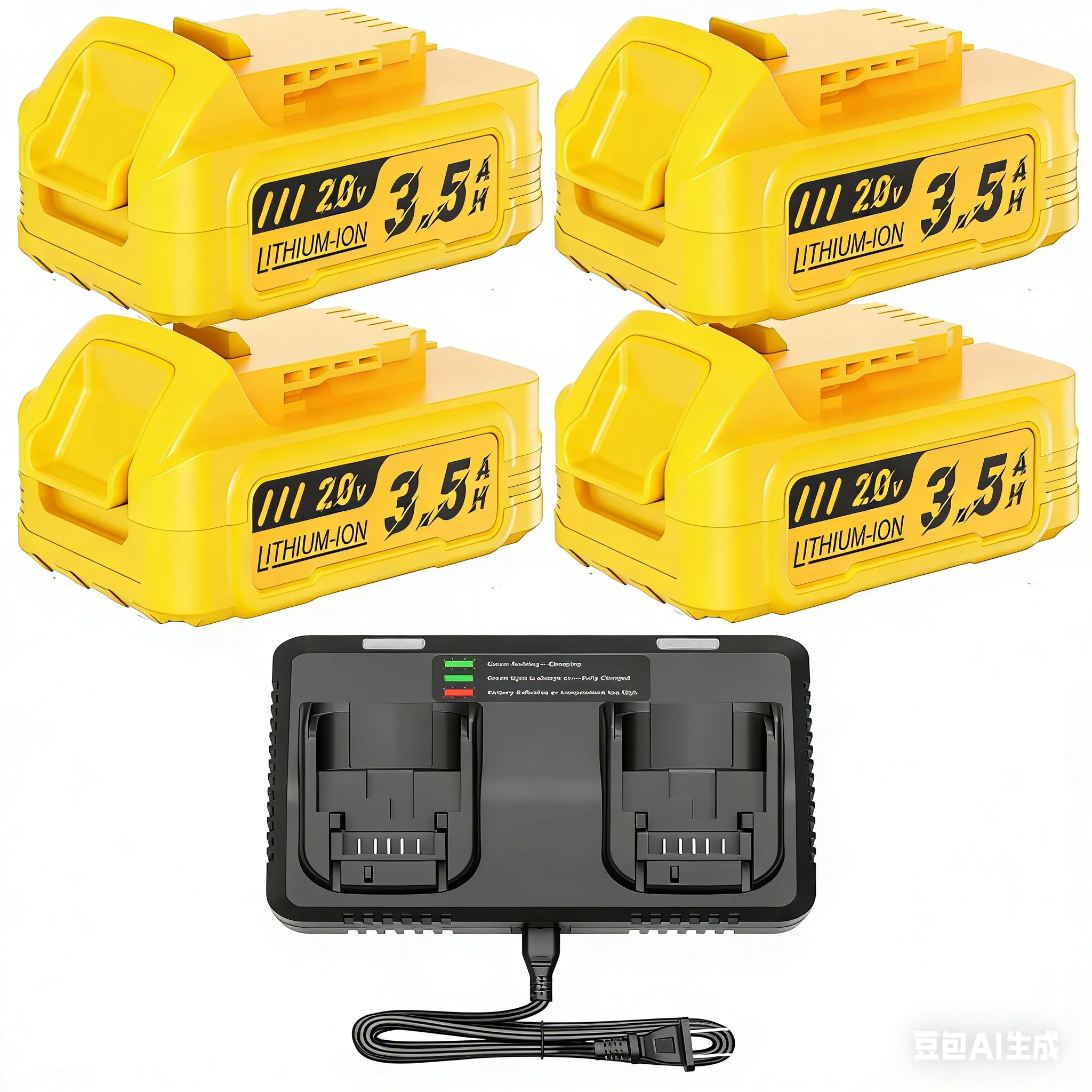 Bonacell DCBP034 20V 3500mAh Li-ion vervangende batterij voor Dewalt 20V MAX elektrisch gereedschap DCB206 DCB205 DCB204 batterijpakket