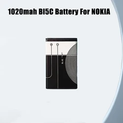Batteries For Nokia Radio Phone 3.7V 1020mAh Rechargeable Battery BL-5C BL5C 1100 1110 1200 1208 1280 2600 2700 3100 3110 5130