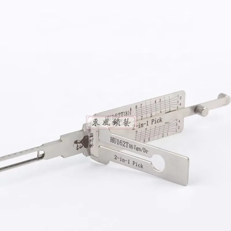 Hot Sale Tubular  Lock Pick Tools with Transparent Tubular Lock  Lock Pick Set Car Lishi Tool Case