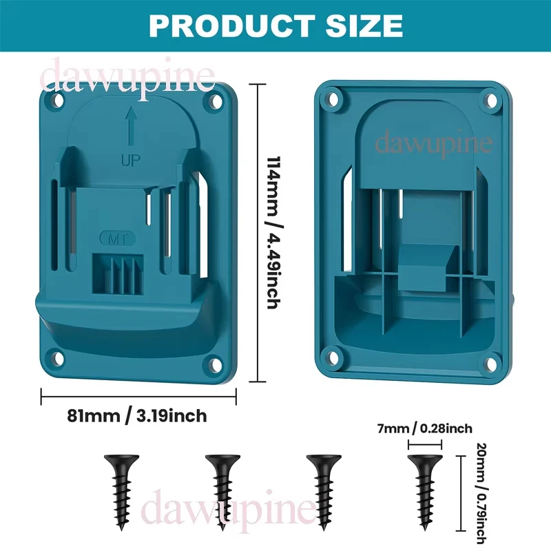 Li-ion Battery Power Tools Storage Fixed Bracket Installation Base Display Rack Belt Buckle For Makita HongSong Lomvum JiangMi