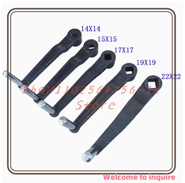 

Machine Tool Lathe Drilling and Milling Machine Lifting and Rotating Handle Inner Square Hole 14/15/17/19/22/24 Square Shaker