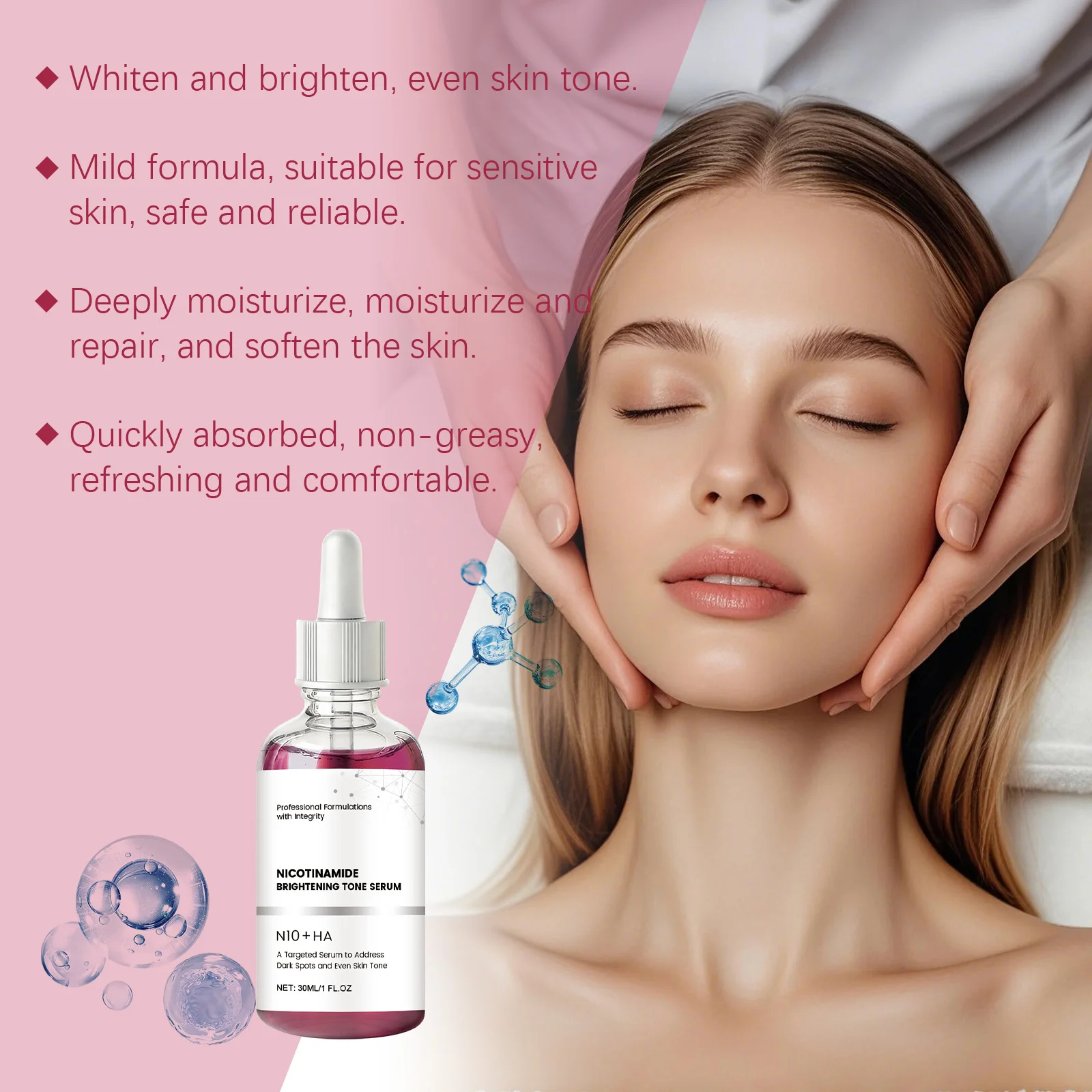 Niacinamide Facial Serum Brigh - Azelaic Acid Serum ulasan dan harga