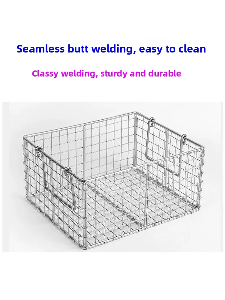 

304 Stainl Steel Me Basket Tray Ultrasonic Cleaning Disinfection Cage Drainage Frame Storage Basket Chinese Sle Dining...