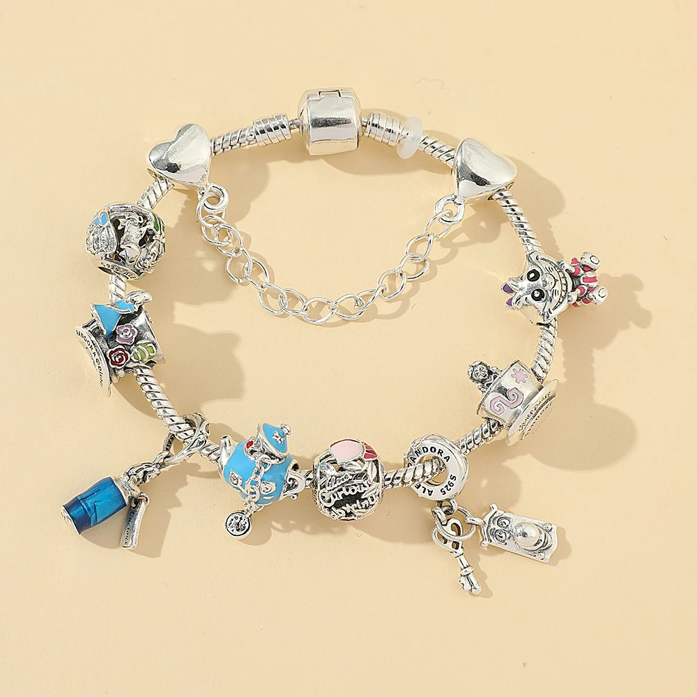 A new European and American fairy tale Alice in Wonderland combination bracelet jewelry