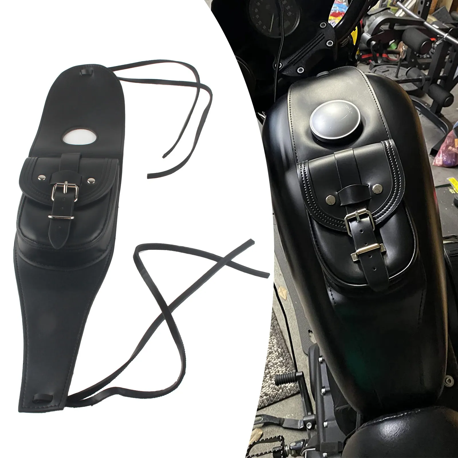 Gas Tank Bag with two strings For Harley Sportster models, XL883 XL1200