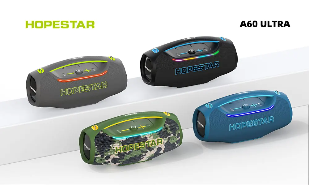 Hopestar A60 Ultra 450W Speaker AI Sound BT5.4 AURACAST IPX6 Waterproof RGB Battery Removable UHF Mic With Single Mic