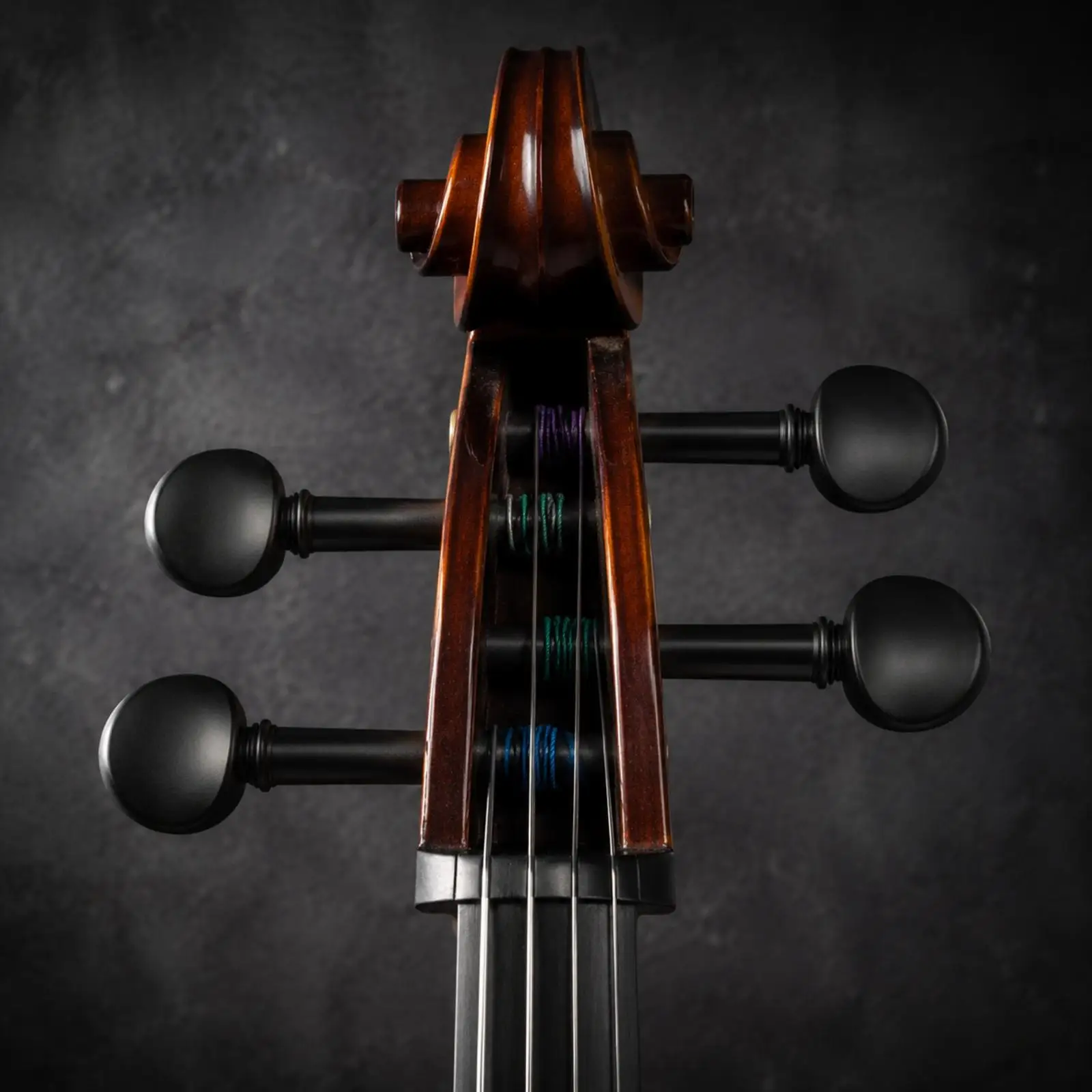 Precision Cello Peg Tuner Mechanical Gear Replacement for Instrument Setup Upgrade Black ABS Stable Pitch