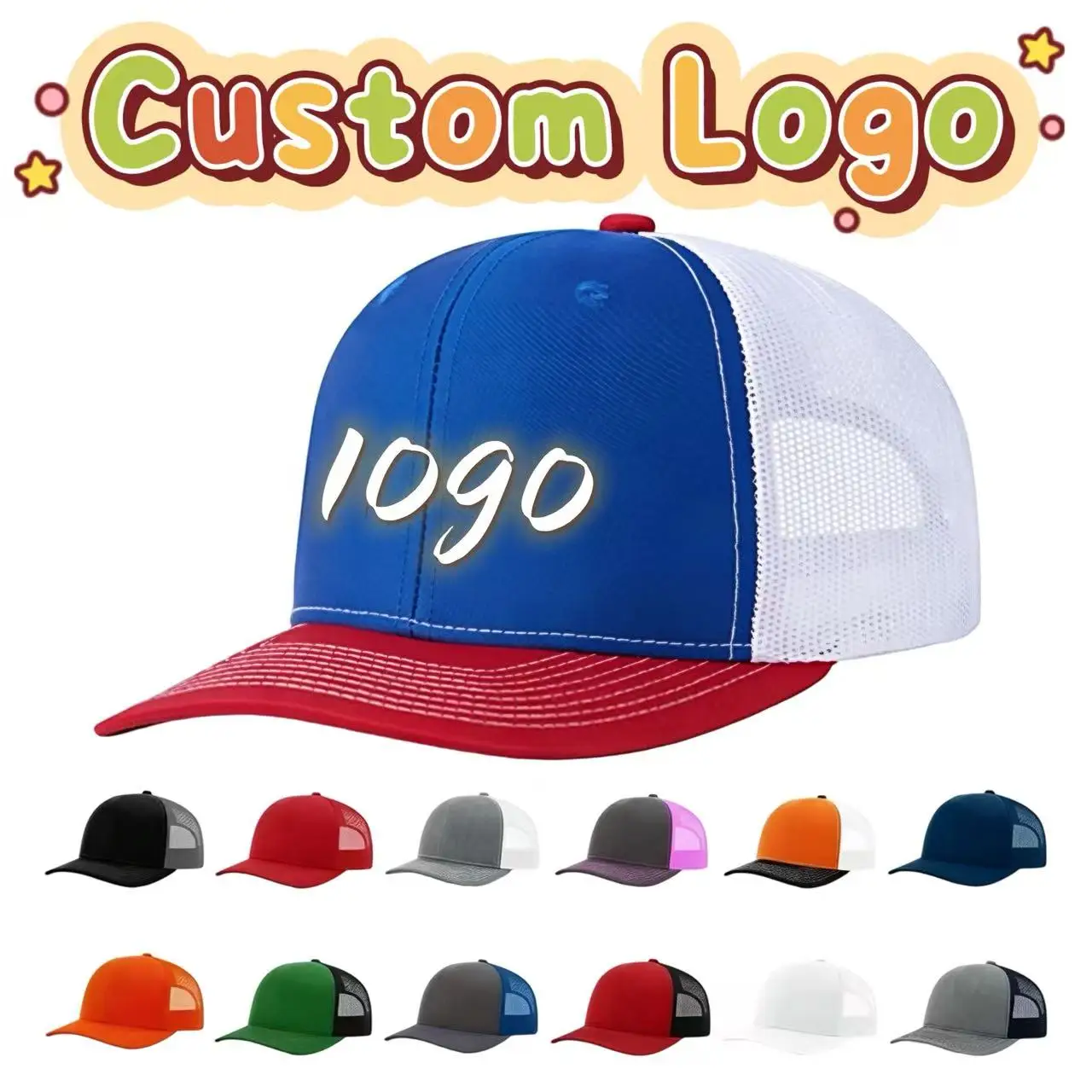 bones-de-beisebol-hip-hop-personalizados-com-logotipo-bordado-e-impresso-respiraveis-com-design-colorido-e-tela-de-malha-modelo-«duck-tongue»-para-homens-e-mulheres