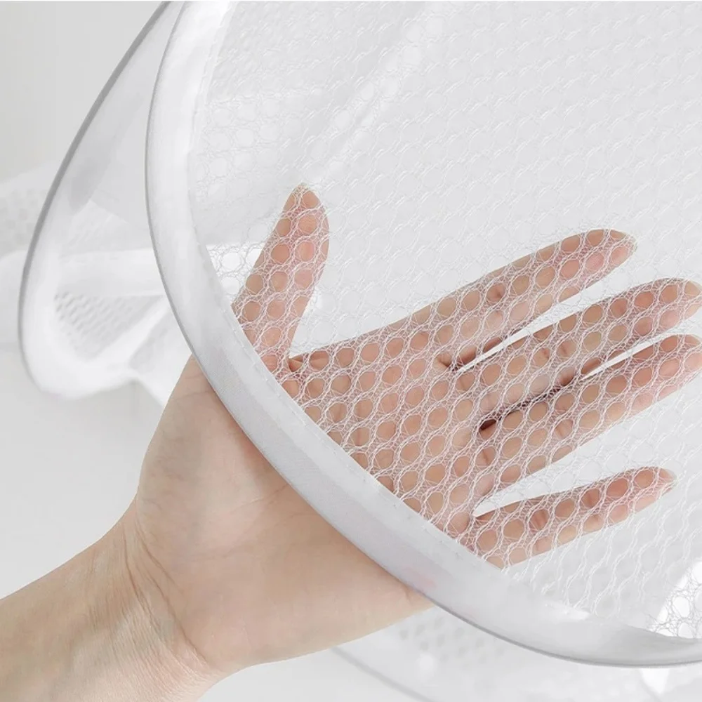 Foldable Pop-up Mesh Laundry Basket Large Capacity Dirty Cloth Storage Bin Portable Laundry Organizer For Bedroom Bathroom Home view 5