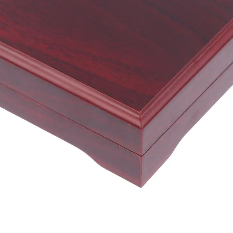 Münzaufbewahrungsbox aus Holz, Vitrine für Gedenkmünzen, Schutzbox, Münzhalter für Münzen, Auszeichnungen, Medaillen – Detail 15