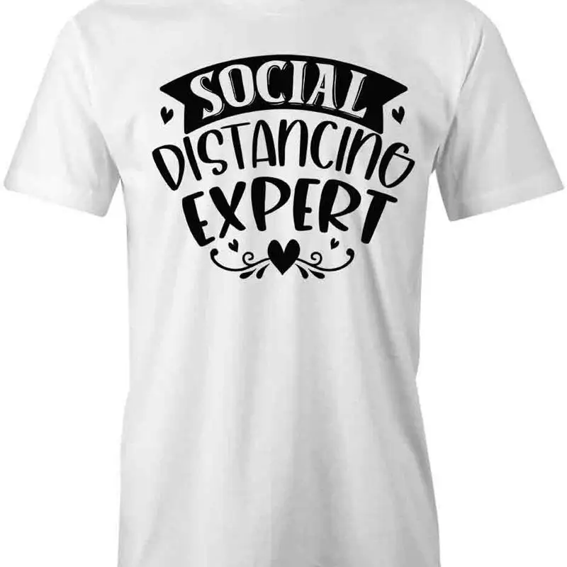 

Футболка SOCIAL DISTANCING EXPERT d Хлопковая одежда S1WSA299