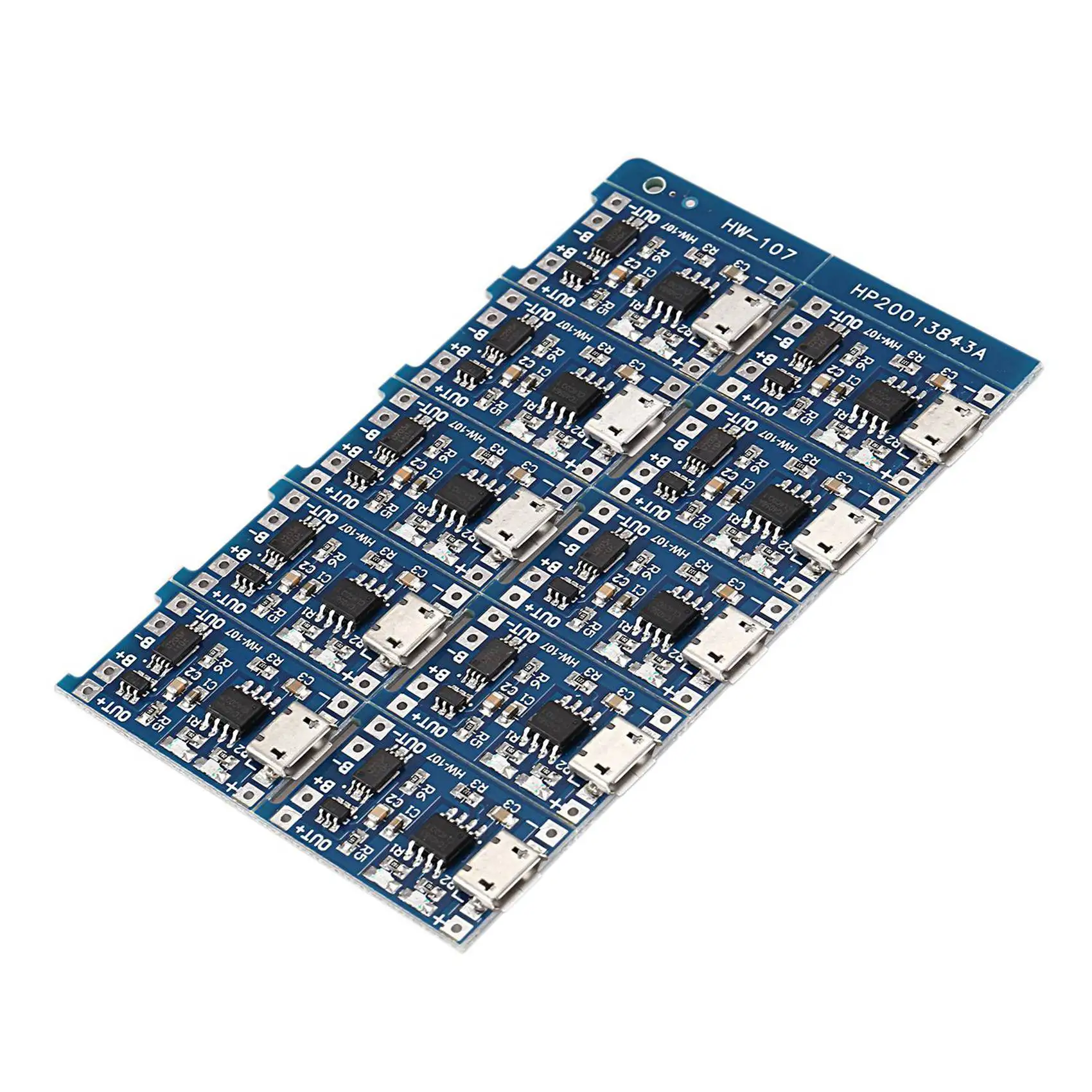 20Pcs 5V mini USB 1A 18650 TP4056 Lithium Battery Charging Board With Protection Charger Module