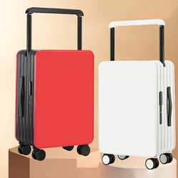 New Upgrade Suitcase Wide Handle Luggage Password Trolley Case Suitcase Trip Cabin 20