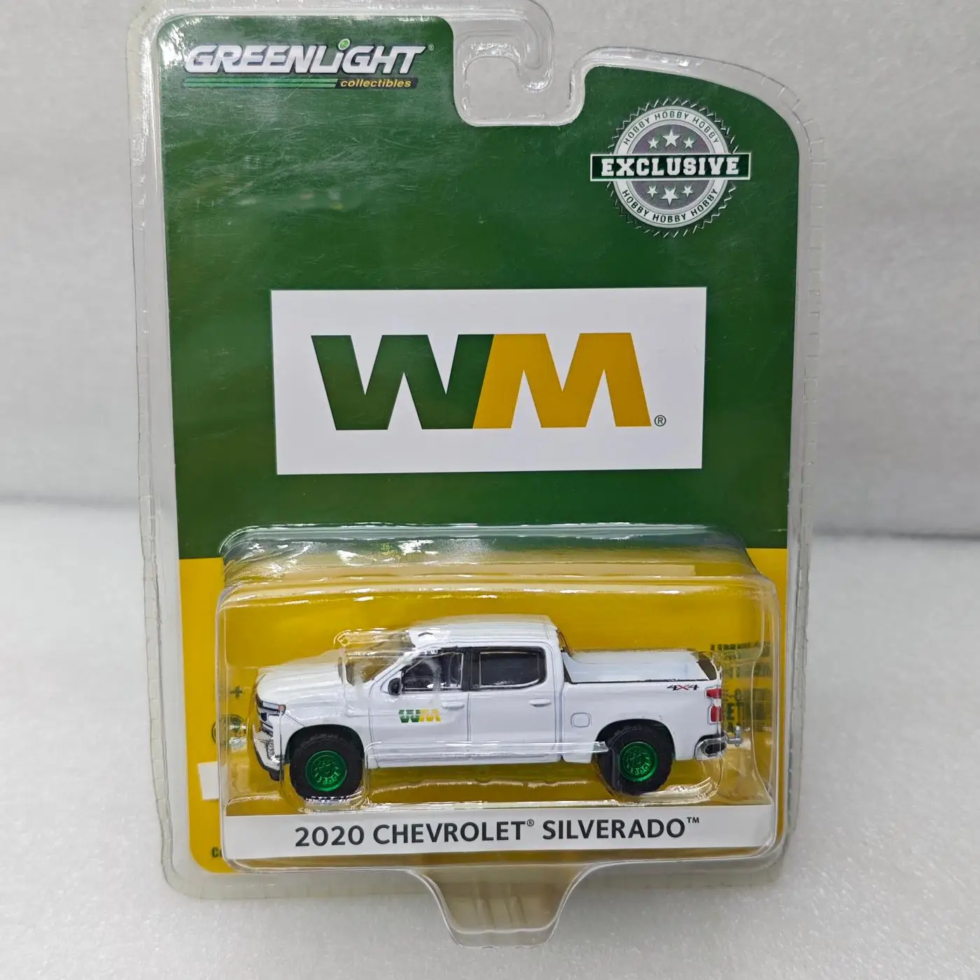 

GreenLight 1:64 2020 Silverado, высокая имитация литья под давлением автомобиля, модель из металлического сплава, украшение автомобиля, коллекция подарков