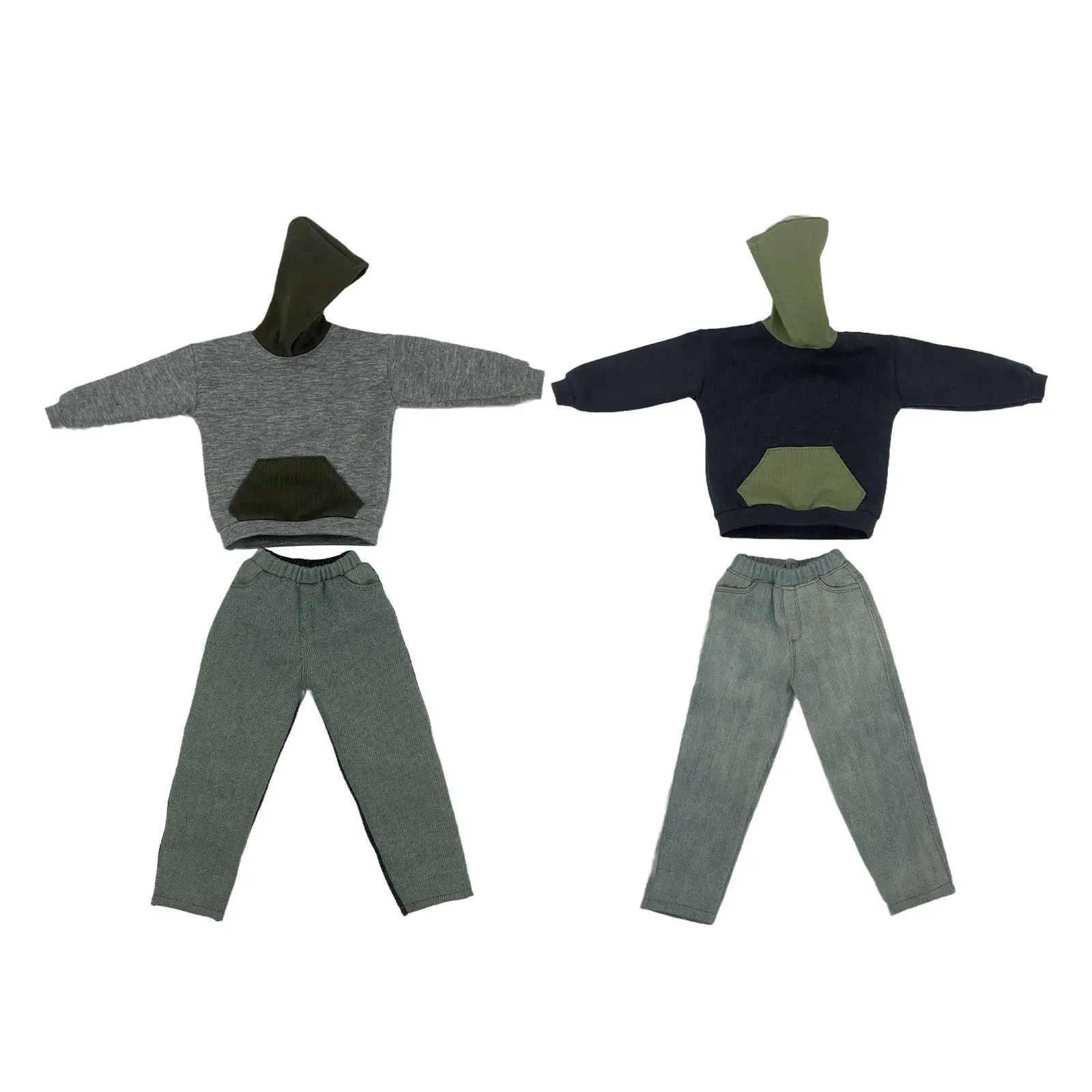 

1/6 Scale Action Figures Hoodie Decoration Outfit for 12" Male Action Figure