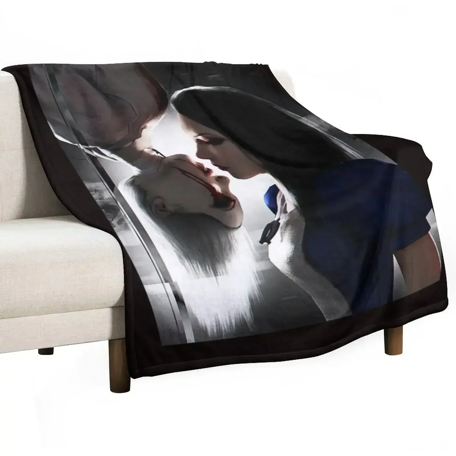 

Alice Liddell - Alice Madness Returns Graphic Throw Blanket Comforter Beach Luxury Brand Blankets