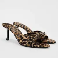 Sandales à talons hauts pour femmes, été 2024, nouvelles, polyvalentes, simples, talons fins, pantoufles 6