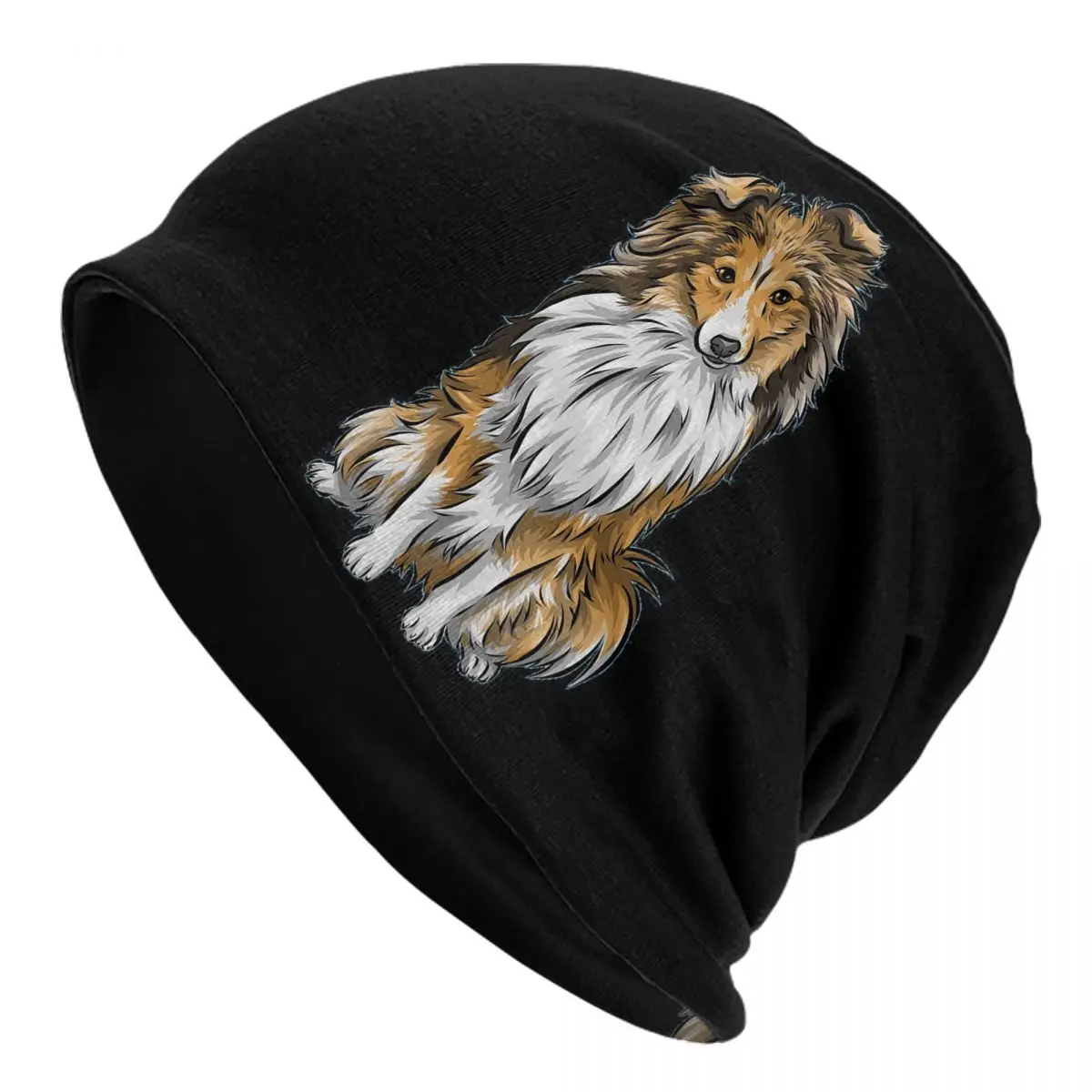 

Sheltie Dog (1) Men Women Adult Beanies Caps Knitted Bonnet Hat Warm Hip Hop Autumn Winter Outdoor Skullies Hats