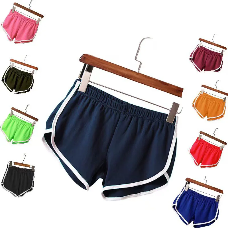 new Women\'s Clothing Shorts Breathable sports summer home casual solid color fashionable yoga beach candy color hot pants shorts