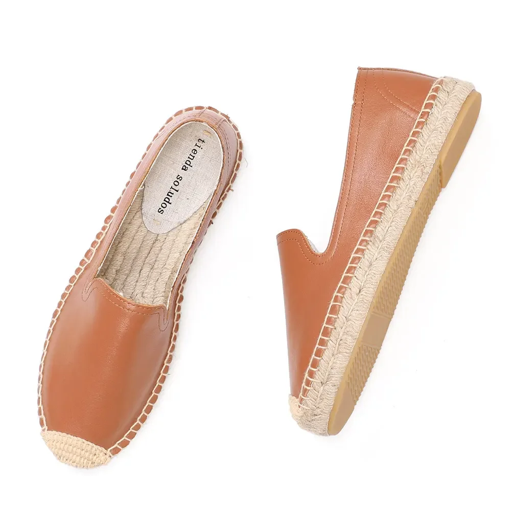 Espadrilles For Female  New Real Rubber Sapatos Zapatillas Mujer Slip On Woman Comfortable Round Toe platform shoes