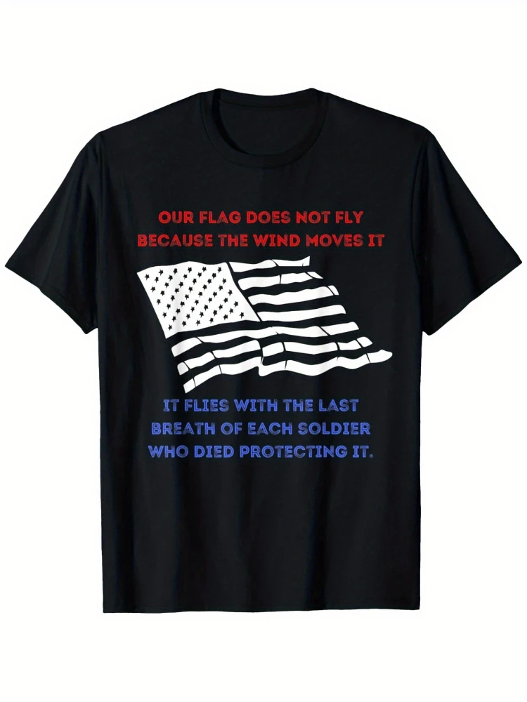 

Memorial Day Fallen Heroes Flag-Patriotic Military Tribute Design-100% cotton summer O-neck short sleeve printed men's T-shirt.