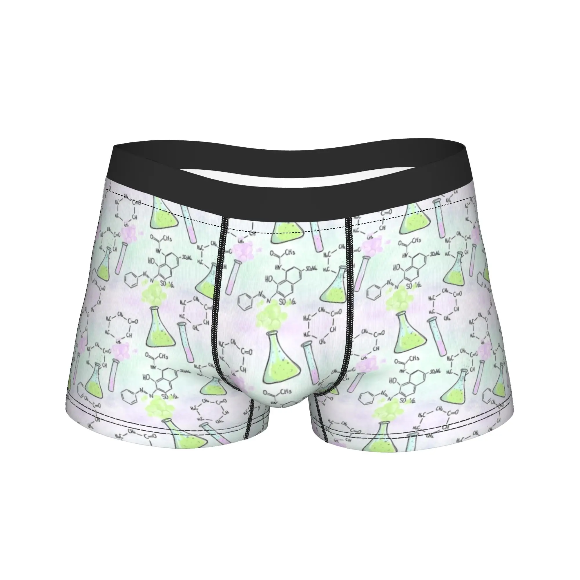 Science Back to School Supplies Student Education School Materials Trunk  Pouch Underwear Boxer Brief Soft Men Panties Plus Size