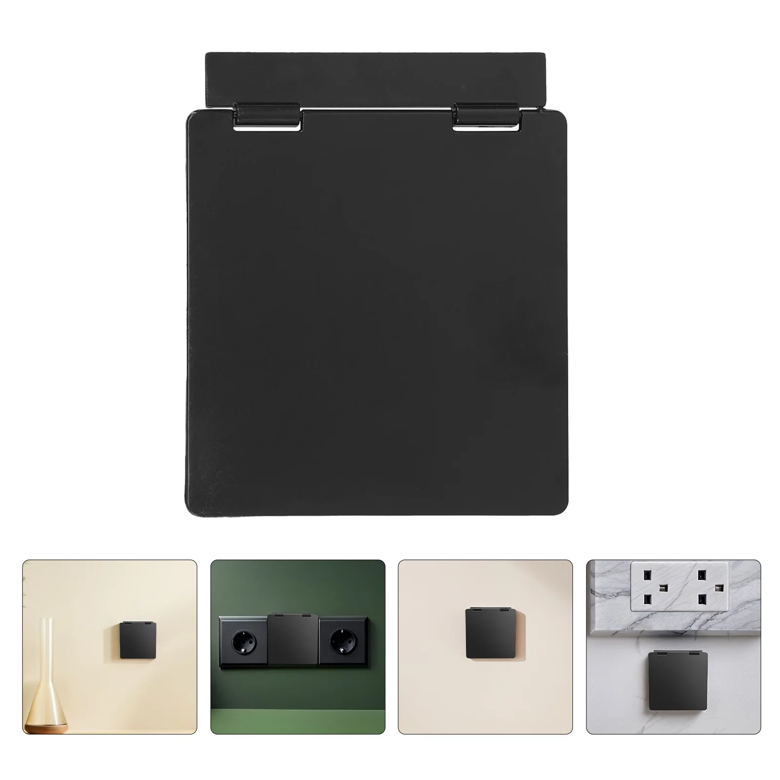 

4pcs Panel Protection For Air Conditioner: Ultra Thin Thermostat Protective Cover With Safety Switch Guard Dustproof